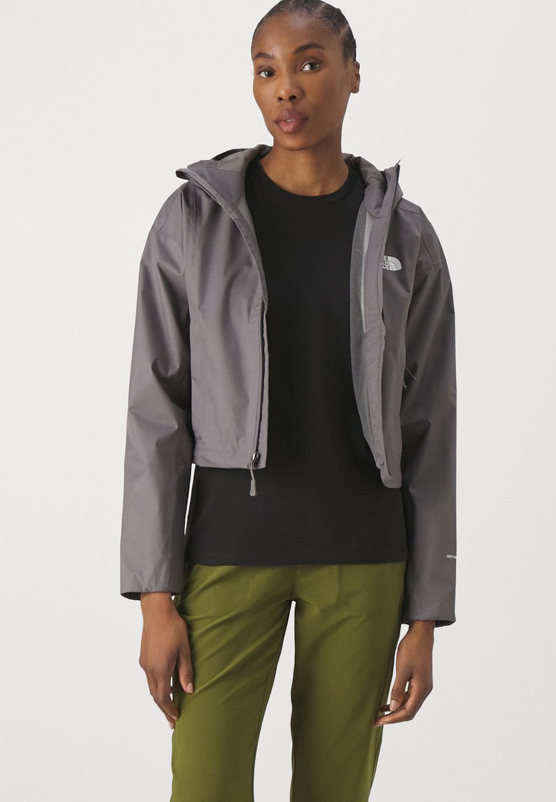 The North Face CROPPED QUEST JACKET - Giacca hard shell - smoked pearl