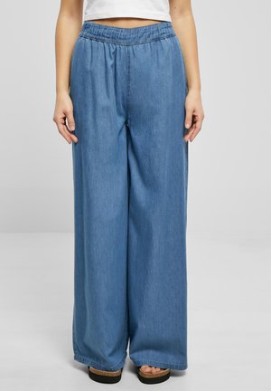 Urban Classics WIDE LEG - Blugi loose fit - skyblue washed
