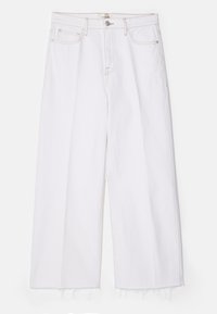 LE JANE WIDE CROP RAW FRAY - Relaxed fit jeans - au natural clean