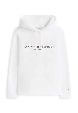Tommy Hilfiger, HILFIGER HOODIE  - Felpa con cappuccio - white