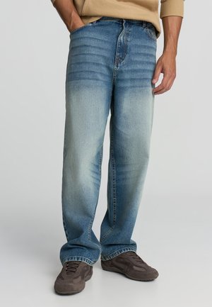 SUPERBAGGY - Jeans loose fit - blu denim scuro