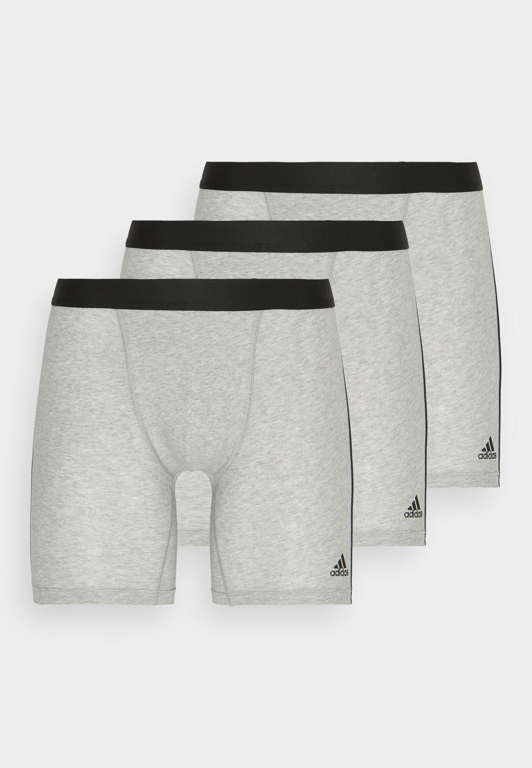 Adidas Sport STRIPES BOXER BRIEF 3 PACK - heather grey/gris claro Zalando.es