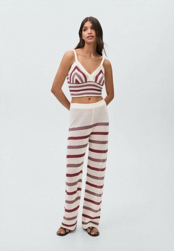 CALADOSP - Stoffhose - blanc cassé