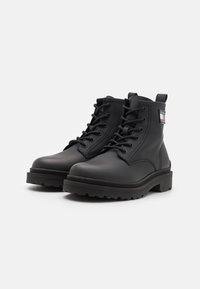 Tommy Jeans Schnürstiefelette - black