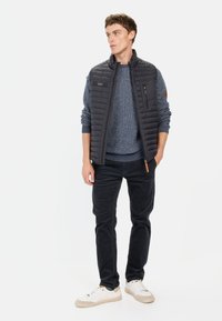 camel active SLIM FIT - Chino - night blue