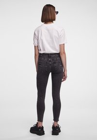 Pieces Skinny-Farkut - grey denim
