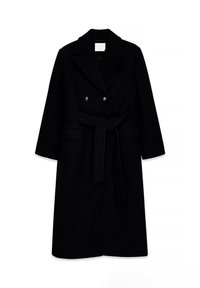 Klassischer Mantel - black