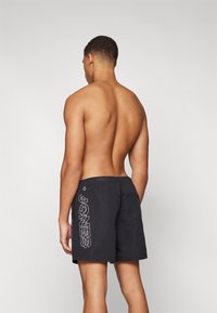 Jack & Jones DOUBLE LOGO - Fürdőnadrág - black