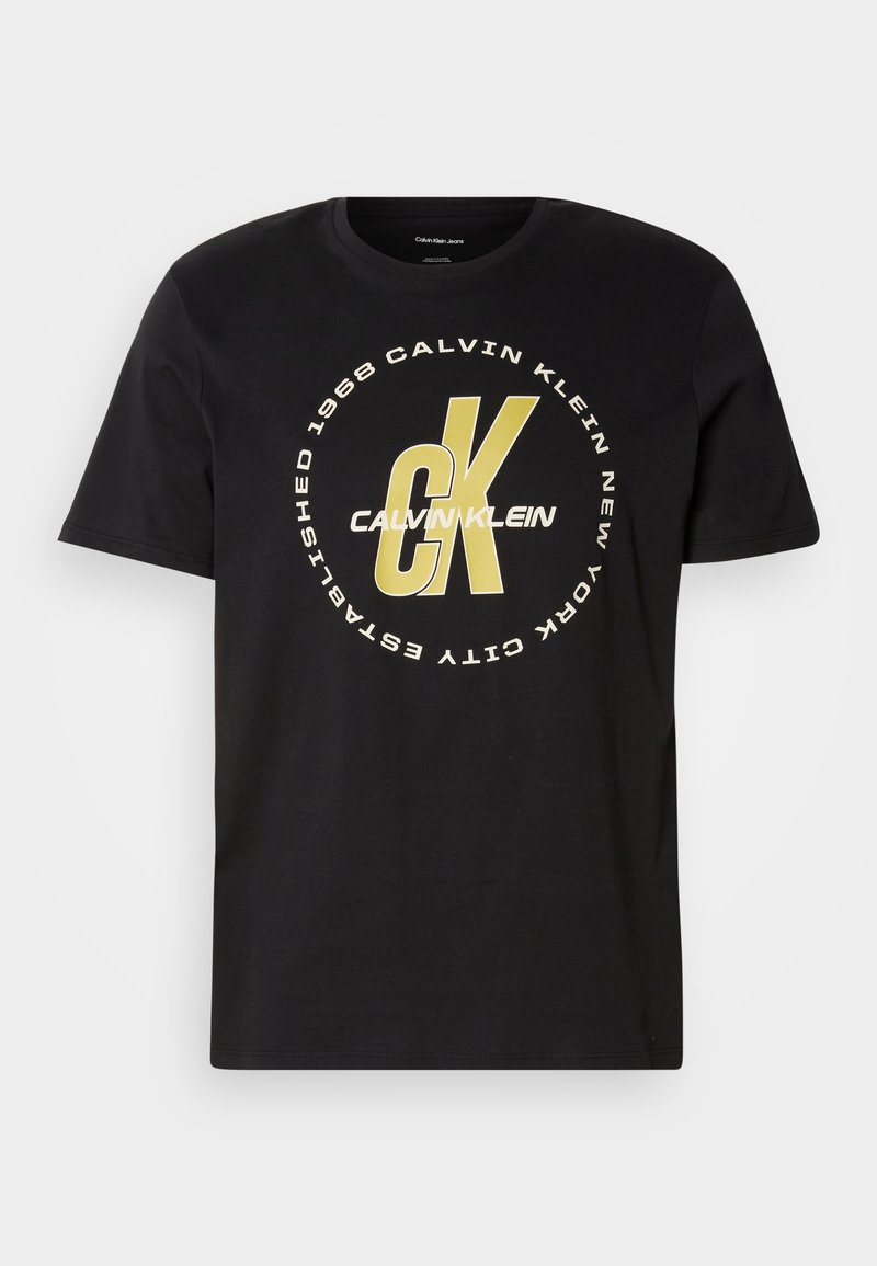 Calvin Klein Jeans T-shirt print zwart