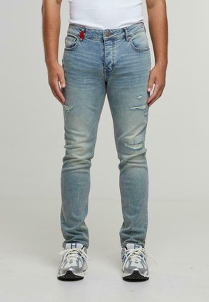 MATEO DESTROYED SLIM FIT  - Slim fit jeans - sand blue