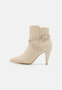 Zign - LEATHER - Cowboy/biker ankle boot - off white Thumbnail Image 1