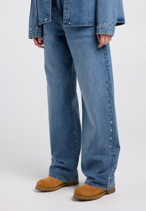 Straight leg jeans - blue denim