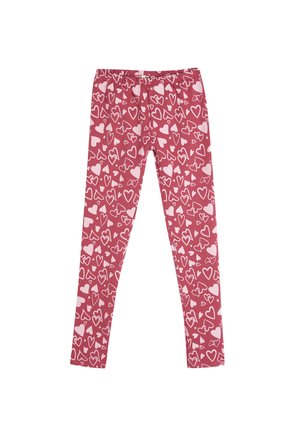 HEART PRINTED - Legging - pink