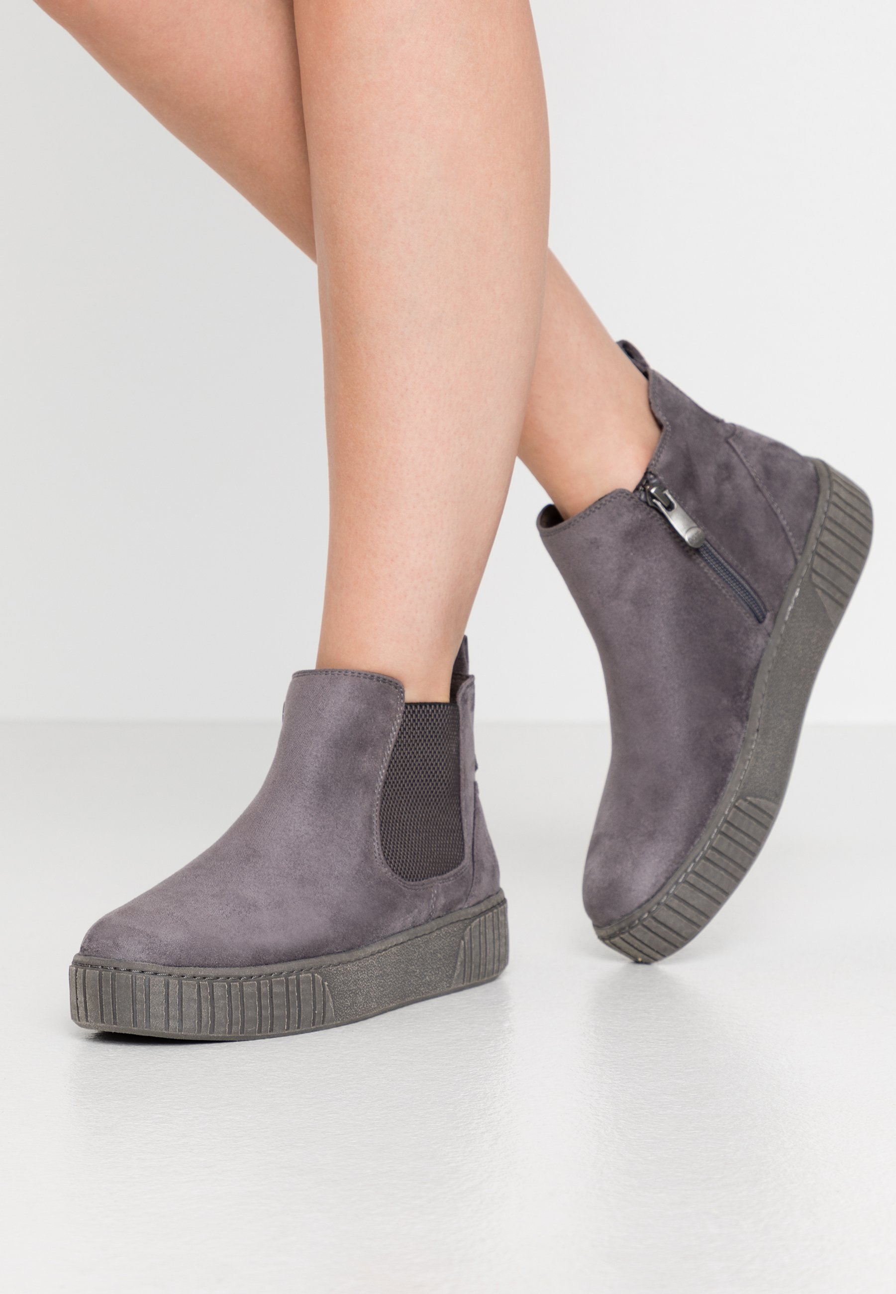 Marco Tozzi Ankelboots grey Zalando.no Mtng Lave sko | Dame | Sko på nett hos Zalando