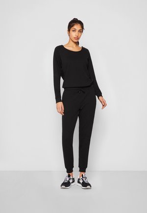 Urban Classics LONG SLEEVE - Jumpsuit - black