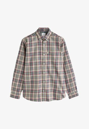 Next, EASY IRON BUTTON DOWN OXFORD SHIRT - Pluus - neutral pink gingham