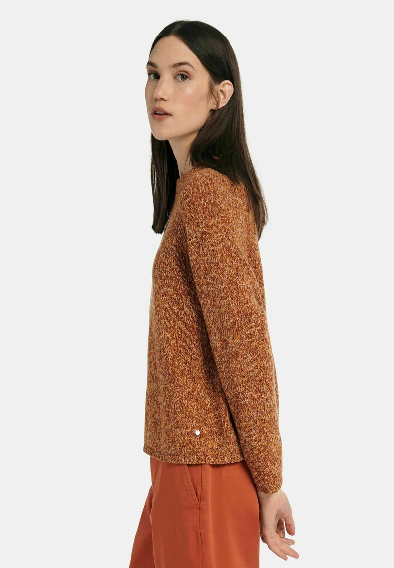Damen Strickjacken | DAY.LIKE Strickpullover kürbis multicolor/orange - EO99000 Damen Strickjacken | DAY.LIKE Strickpullover kürbis multicolor/orange - EO99000