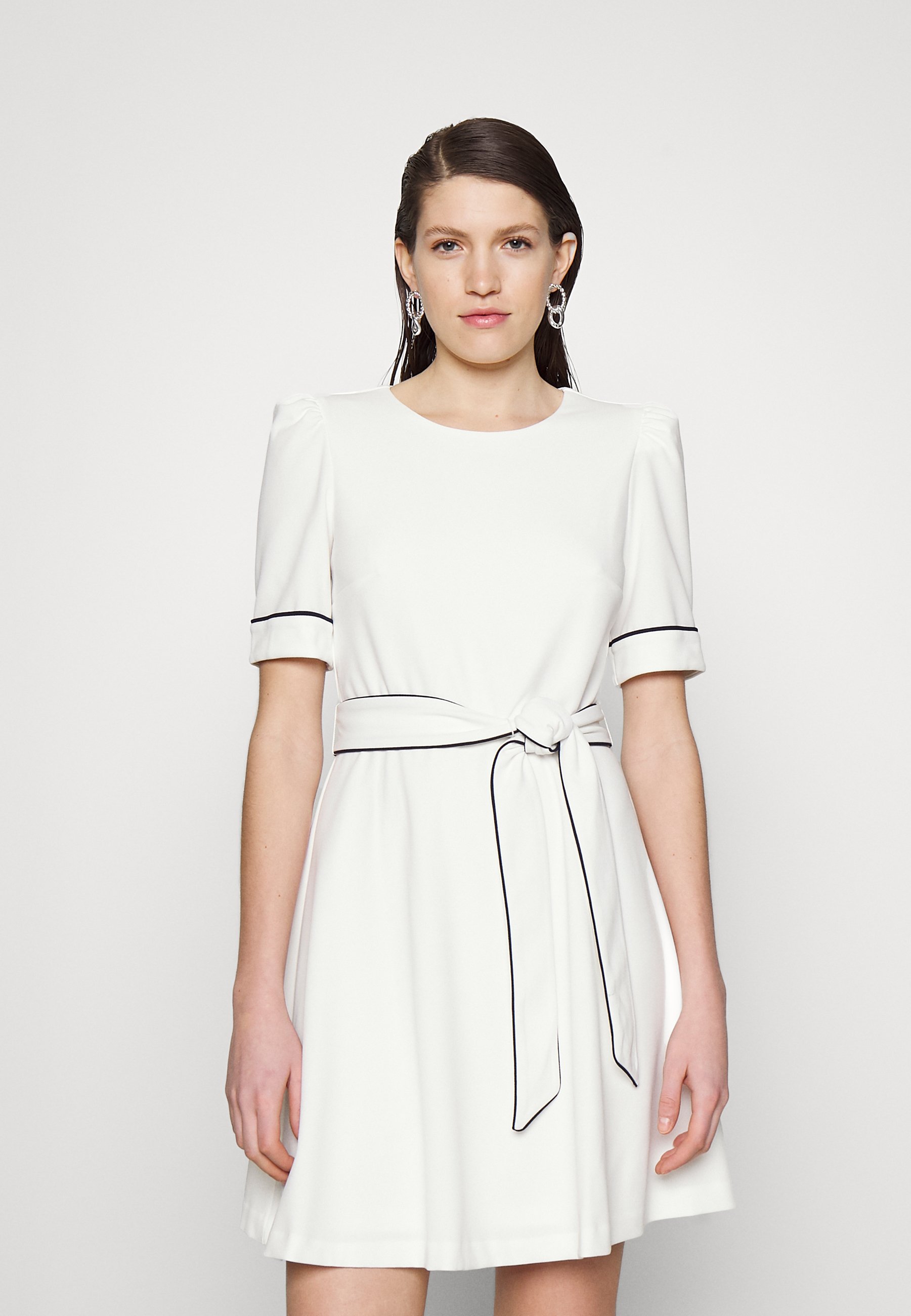 dkny belted dress