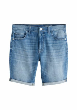 STRETCH - Jeans Shorts - bright blue