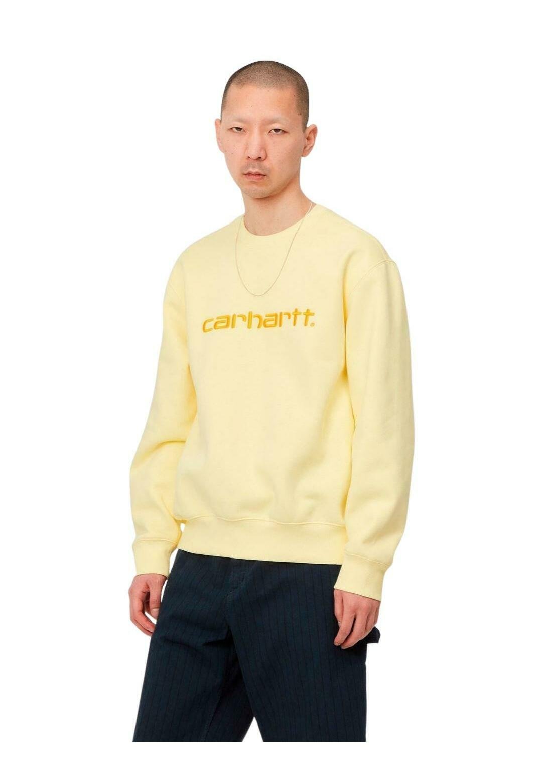 Carhartt WIP CARHARTT - Sudadera - light yellow/amarillo claro - Zalando.es