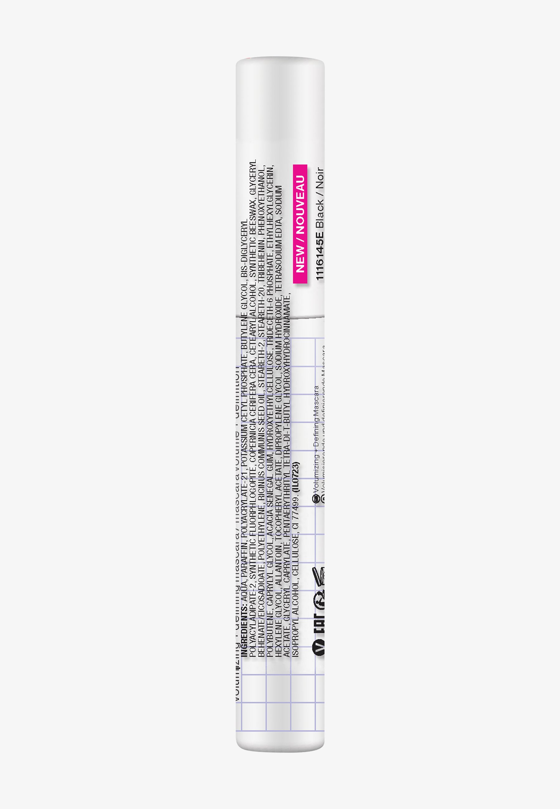 Wet N Wild So Defined Volumizing + Defining Mascara – Mit Rizinusöl, Tiefschwarz