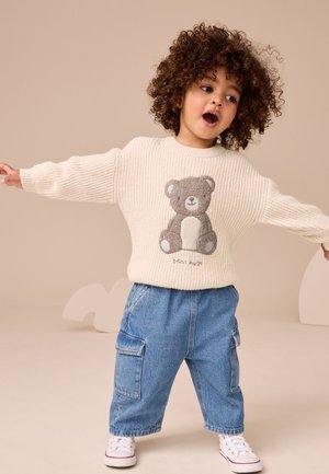 Next Svetrík - cream bear