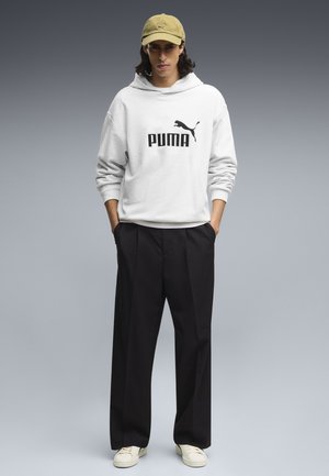 Puma, ESSENTIALS ELEVATED NO. 1 RELAXED HOODIE - Hættetrøje - white glow heather