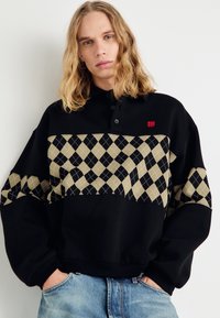 Weekday ANDRE BLOCK - Sportska majica - black