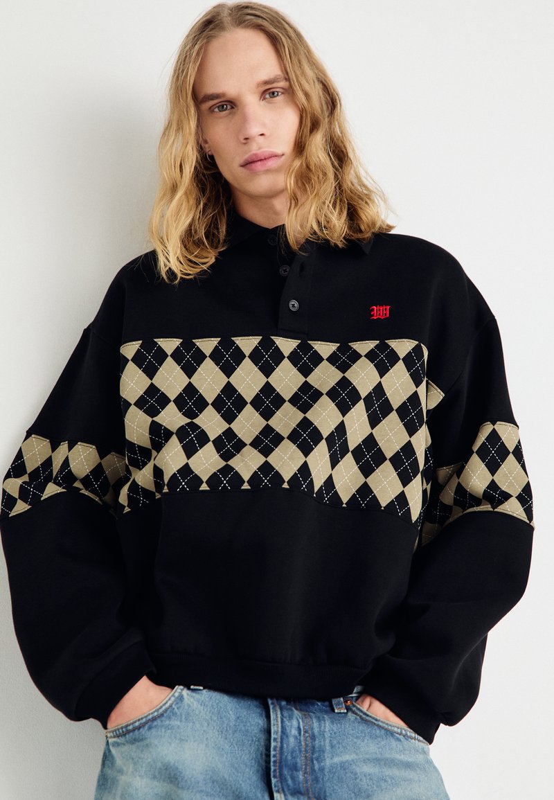 Weekday ANDRE BLOCK - Sportska majica - black