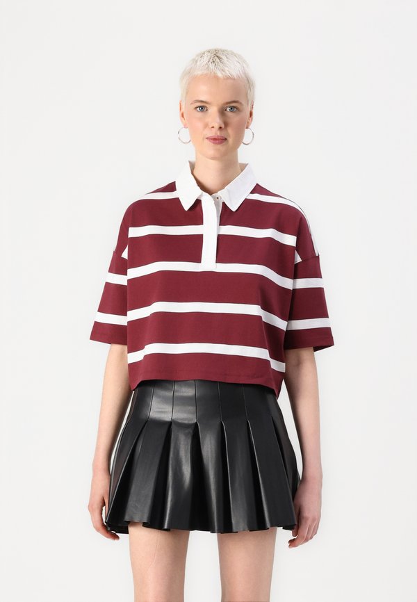 NMCAMMI ALENA CROPPED  - Polo shirt - burgundy