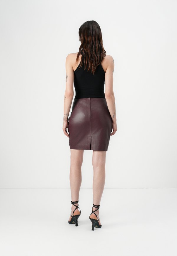 CECILIANA - Mini skirt - decadent chokolate3