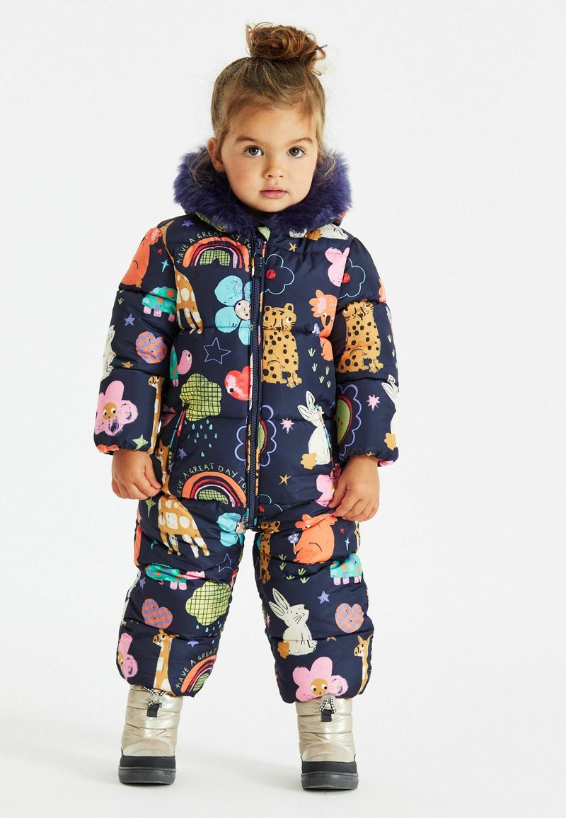 Next SHOWER RESISTANT CHARACTER SNOWSUIT Snowsuit blue Zalando.de