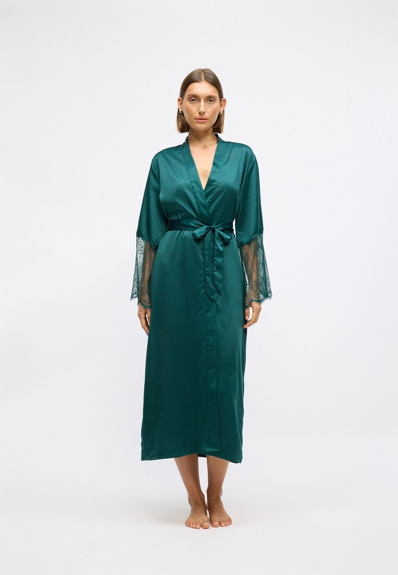 Hunkemller KIMONO LONG - Dressing gown - green - Zalando.co.uk Hunkemller KIMONO LONG - Dressing gown - green - Zalando.co.uk