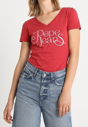 Print T-shirt - red