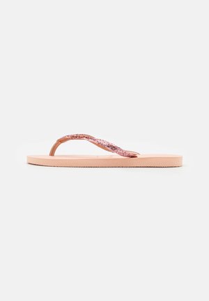 SLIM GLITTER II WOMEN - Tongs - ballet rose/golden blush