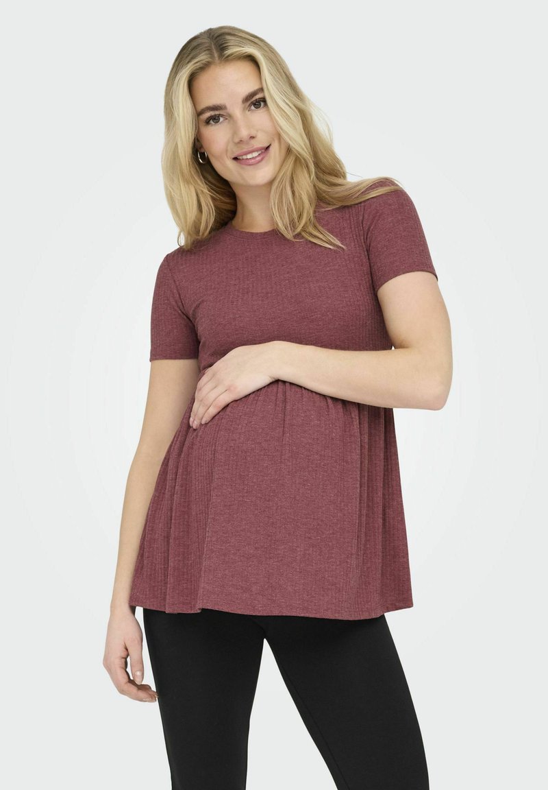 ONLY MATERNITY - OLMMALAYA - Lihtne T-särk - rose brown, Suurenda