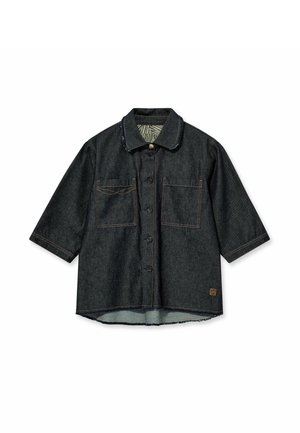 HEYANNO, MMHSUM - Риза с копчета - dark blue denim