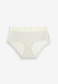 Next 4 PACK - Kratke gaće - black cream print grey