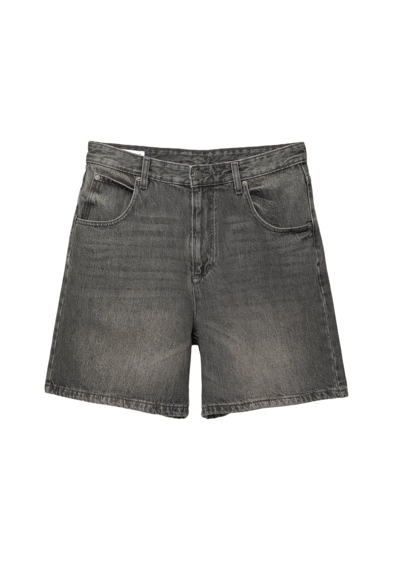 PULL&BEAR Jeansshort zwart