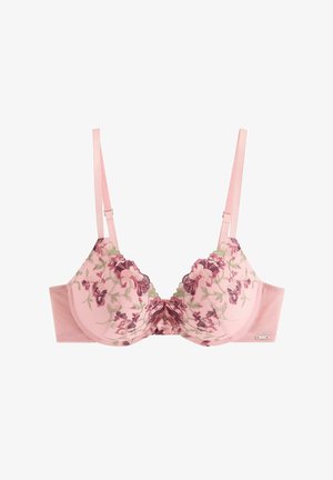 Lindex, LINDEX ELLA M – MALVA PUSH-UP BRA WITH LACE LINDEX - Push-up-bh'er - dusty pink