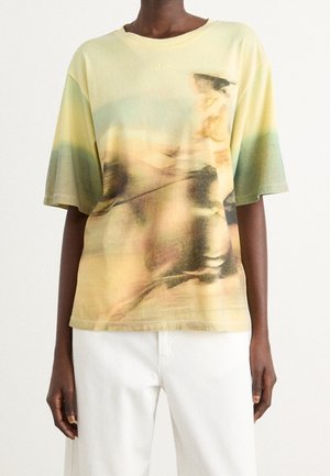 T-shirt print - yellow