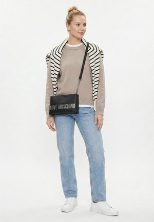 Love Moschino, UMHÄNGETASCHE 21 CM - Sac bandoulière - nero-silber