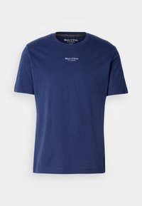 SHORT SLEEVE LOGO PRINT - T-shirt basique - iris ink