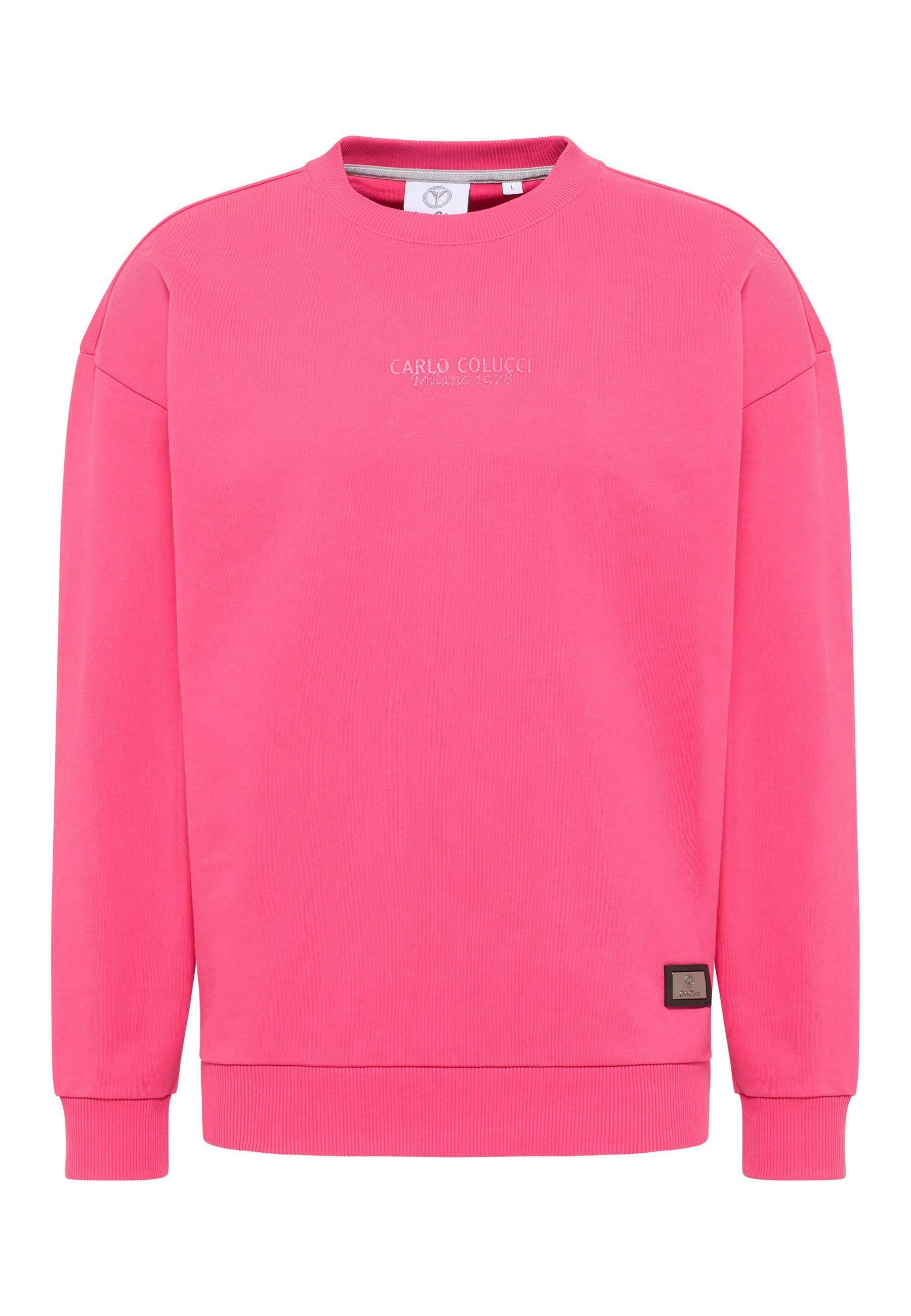 売れ筋商品|||カルロ コルッチ パーカー・スウェットシャツ レディース アウター Sweatshirt - pink Carlo Colucci Pinke Winterjacke Carlo Colucci Sweatshirt Pink