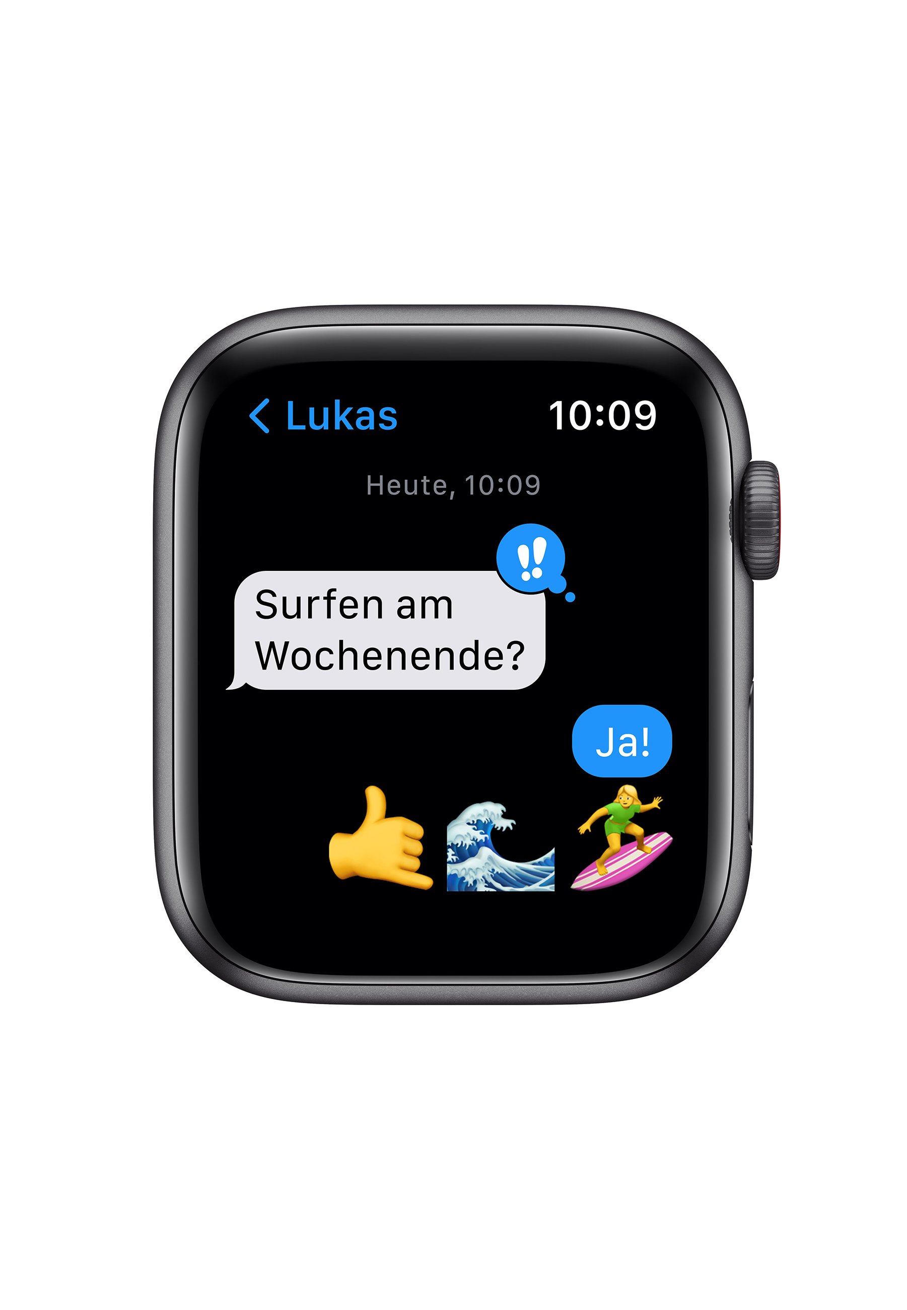 Apple APPLE WATCH SE 44MM (GPS + CELLULAR) - Smartwatch - space grey  aluminium case with midnight sport band/black - Zalando.de
