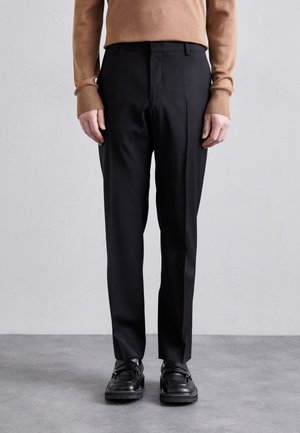SLIM TAPERED  - Pantalones - black