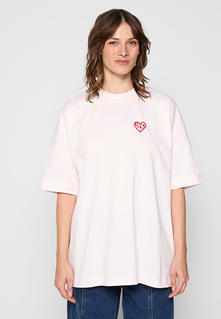 RIANI T-shirt print lichtrood