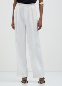 Calliope LUNGO - Stoffhose - bianco