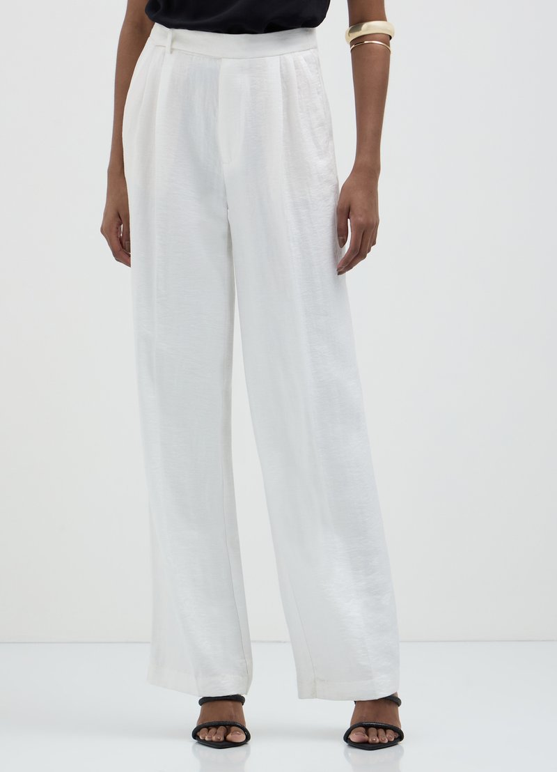 Calliope LUNGO - Pantaloni - bianco