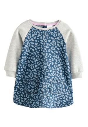 Next REGULAR FIT - RAGLAN - Vestito di jeans - animal print